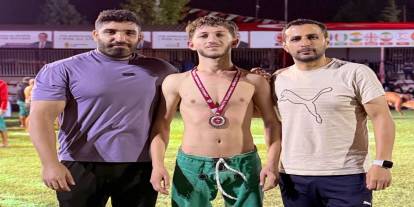 Hakkârili Sporcu Bedirhan Durğun Türkiye üçüncüsü oldu