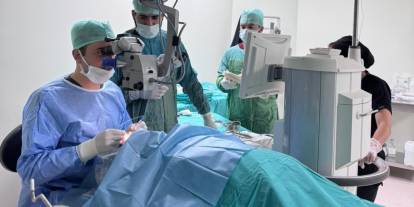 Çukurca'da ilk defa katarak ameliyatı yapıldı