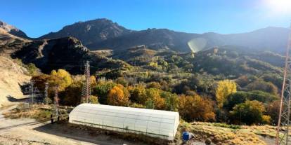 Doski Vadisi'nde seralar yeniden canlanıyor