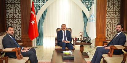 TÜGVA heyetinden Vali Ali Çelik’e ziyaret